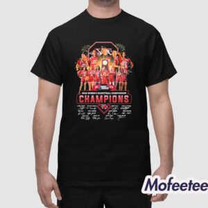 Gamecocks Team 2024 Women's Championship Champions Signatures Shirt 1