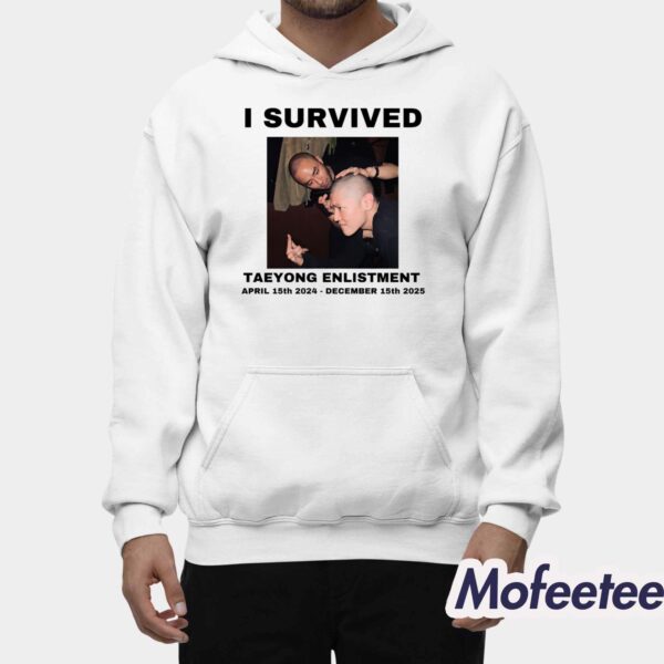 I Survived Taeyong Enlistment April 15th 2024 December 15th 2025 Shirt