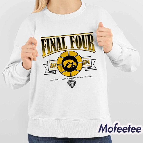 Iowa Women’s Basketball 2024 Final Four Shirt