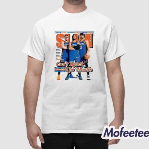 Knicks Donte DiVincenzo Jalen Brunson Josh Hart Slam Shirt 1
