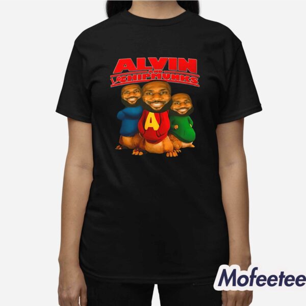 Lebron James Alvin And Chipmunks Shirt
