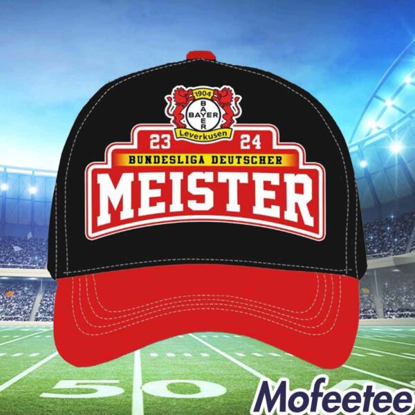 Leverkusen 23-24 Bundesliga Deutscher Meister Classic Hat