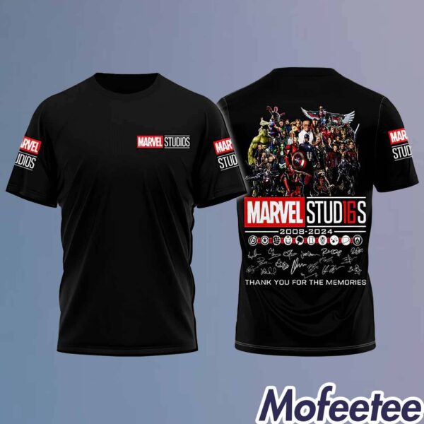 Marvel Studios 2008-2024 Thank You For The Memories Hoodie