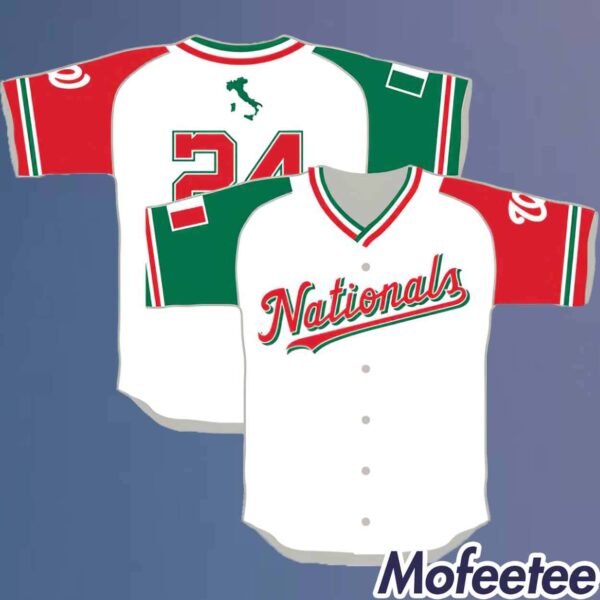 Nationals Italian Heritage Day Jersey 2024 Giveaway