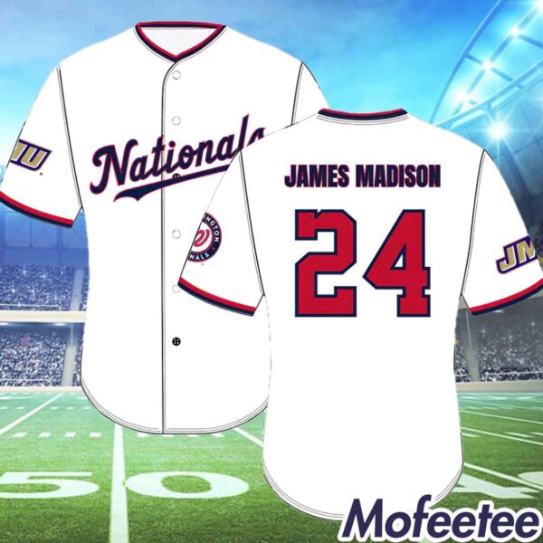 Nationals James Madison University Day Jersey 2024 Giveaway