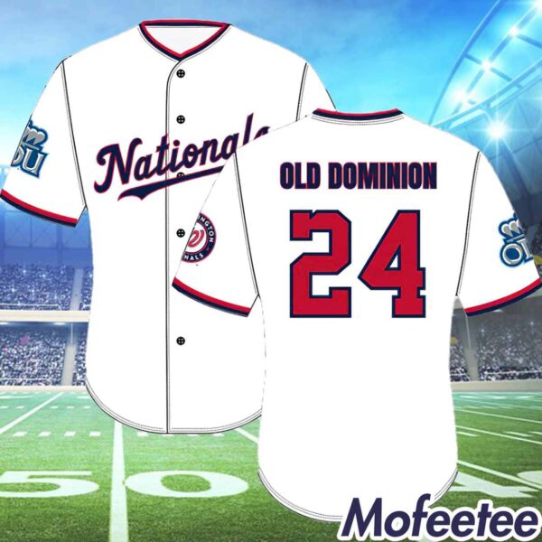 Nationals Old Dominion University Day Jersey 2024 Giveaway