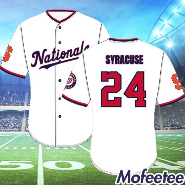 Nationals Syracuse University Day Jersey 2024 Giveaway