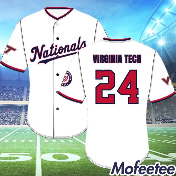 Nationals Virginia Tech Day Jersey 2024 Giveaway