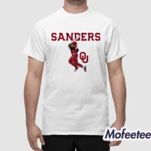 Oklahoma Softball Cydney Sanders Slugger Swing Shirt 1