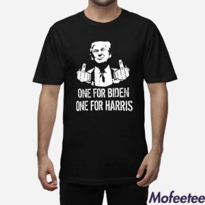 One For Biden One For Harris Trump Shirt 1