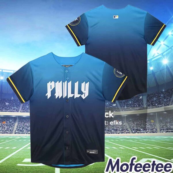 Phillies Boys City Connect Blank Baseball 2024 Jersey