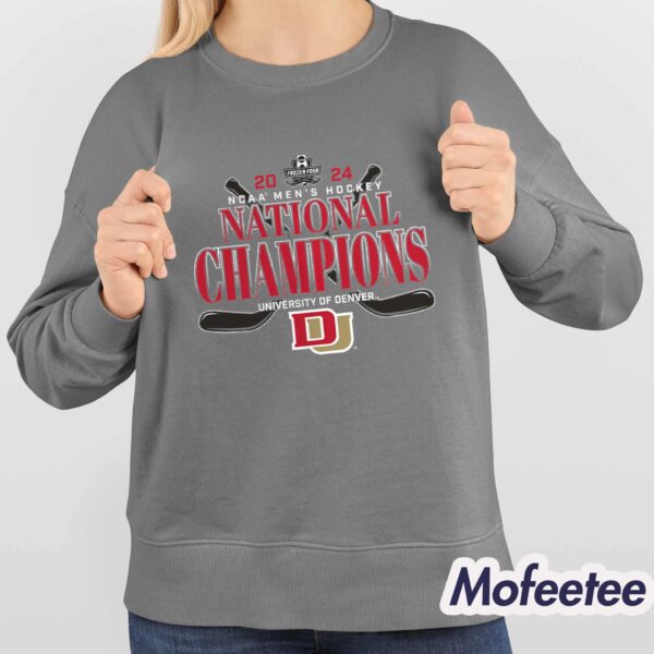 Pioneers 2024 Hockey National Champions Frozen Four Shirt