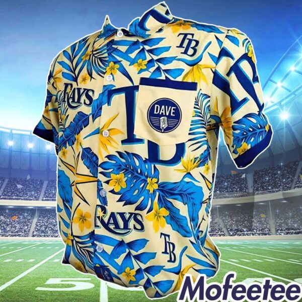 Rays Dave Wills Tropical Hawaiian Shirt 2024 Giveaway