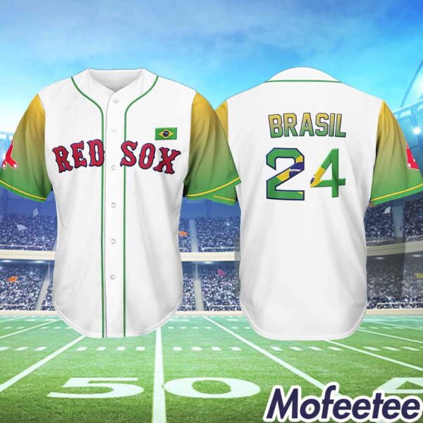 Red Sox Brazilian Celebration Jersey 2024 Giveaway