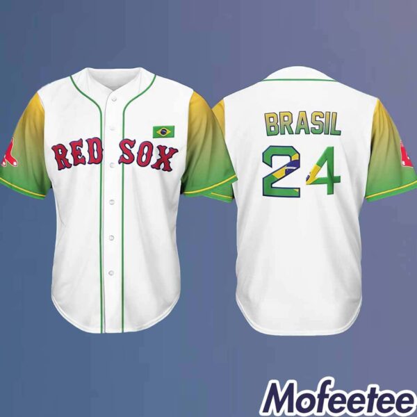 Red Sox Brazilian Celebration Jersey 2024 Giveaway