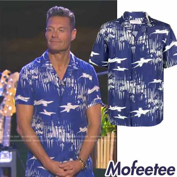 Ryan Seacrest Hawaiian Shirt American Idol 2024