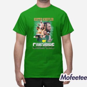 Scottie Scheffler 2024 Master Tournament Champions Shirt 1