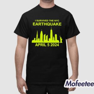 Skill Issue I Survived The Nyc Earthquake April 5Th 2024 Shirt 1