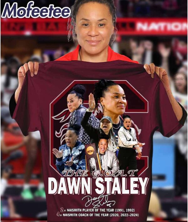 The GOAT Dawn Staley Naismith Player Of The Year Gamecocks Shirt