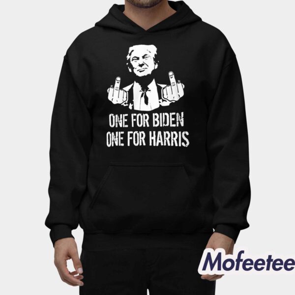 Trump One For Biden One For Harris Shirt