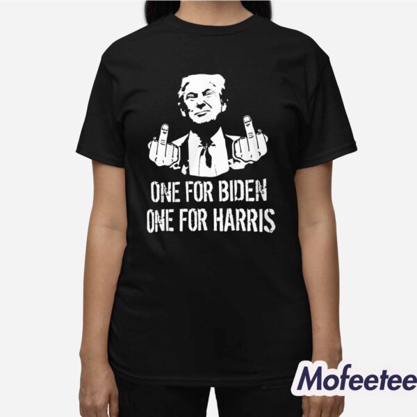 Trump One For Biden One For Harris Shirt