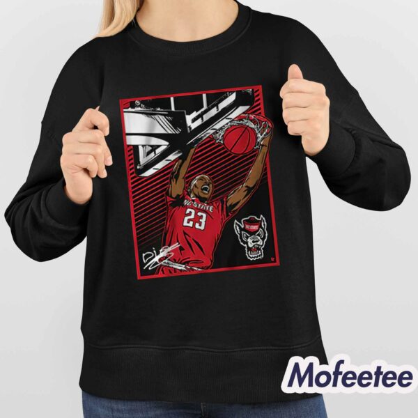 Wolfpack Basketball Mo Diarra Signature Slam Shirt