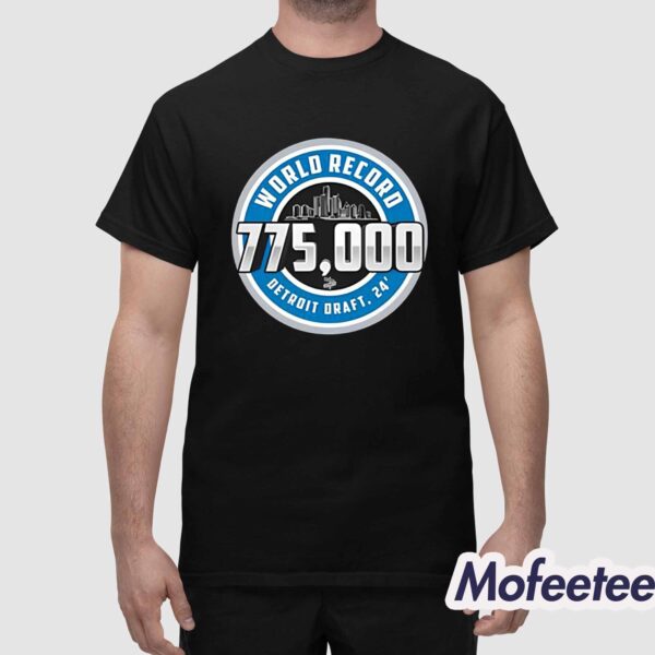 World Record 775000 Detroit 2024 Shirt