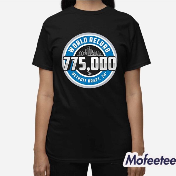 World Record 775000 Detroit 2024 Shirt