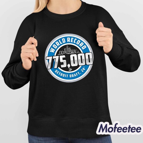 World Record 775000 Detroit 2024 Shirt