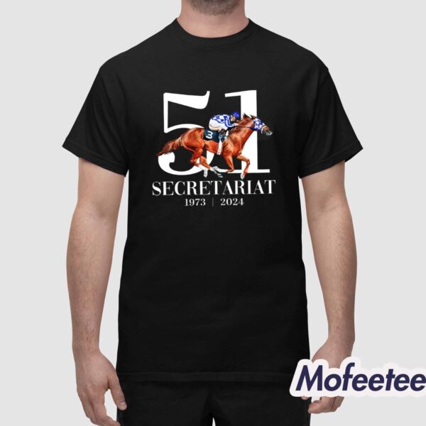 51 Secretariat 1973-2024 Shirt