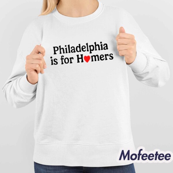 Alec Bohm Philadelphia Is For Homers Shirt