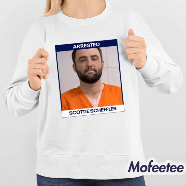 Arrested Scottie Scheffler Mugshot Shirt