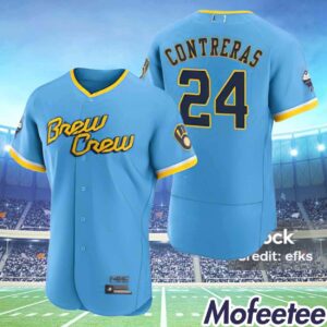Brewers William Contreras City Connect Replica Jersey 2024 Giveaway 1