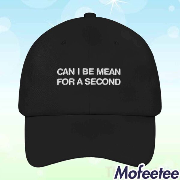 Can I Be Mean For A Second Hat