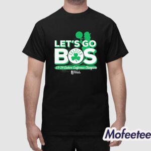 Celtics 2024 Eastern Conference Champions Layup Drill Shirt 1