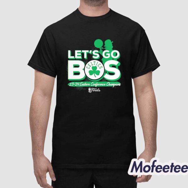 Celtics 2024 Eastern Conference Champions Layup Drill Shirt