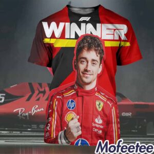 Charles Leclerc Of Ferrari Formula 1 Team Wins Monaco Grand Prix Shirt 1