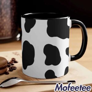 Cow Print Accent Mug 1