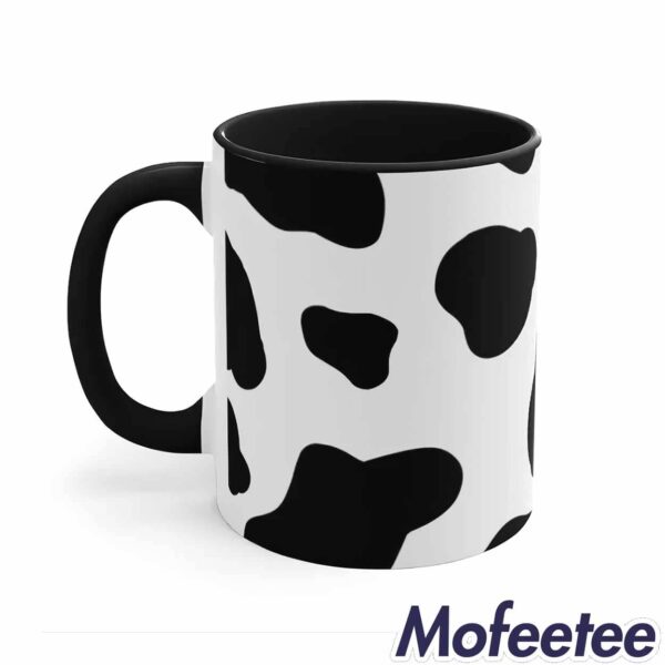 Cow Print Accent Mug