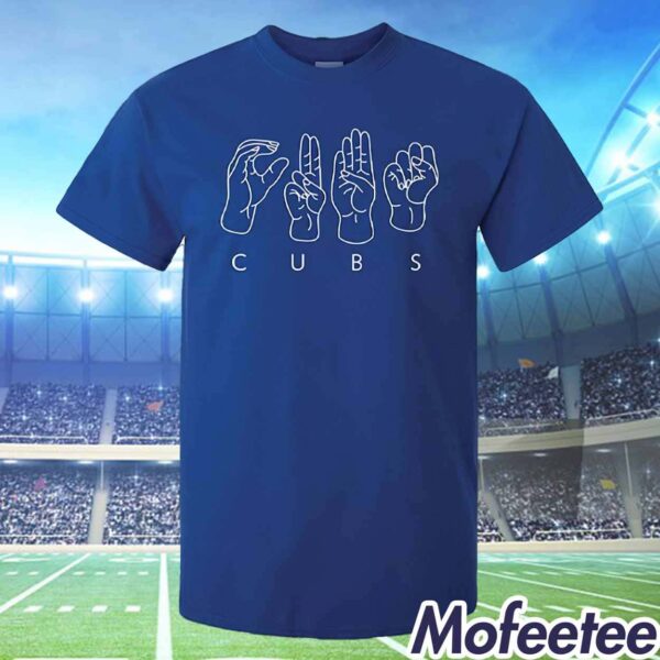 Cubs Deaf Inclusive Night Shirt 2024 Giveaway
