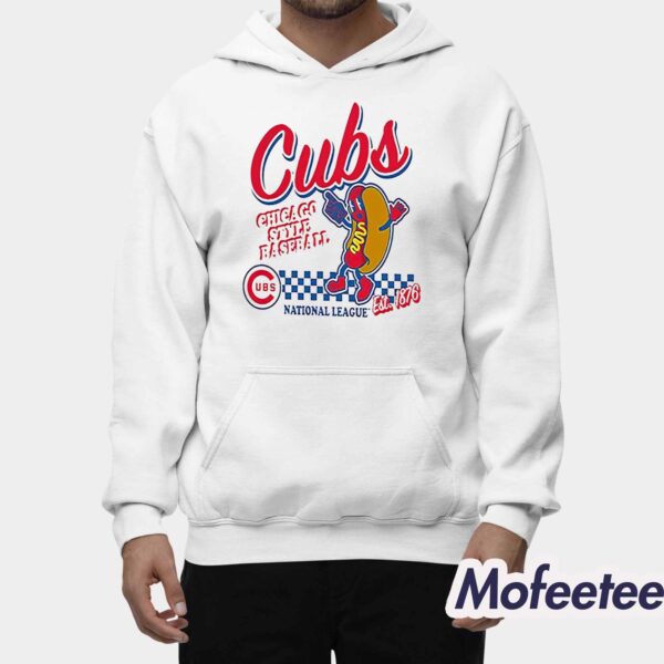 Cubs Mitchell And Ness Cooperstown Collection Food Concessions Shirt