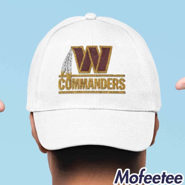 Dan Quinn Commanders Feather Hat