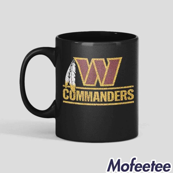 Dan Quinn Commanders Feather Mug