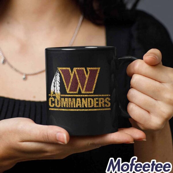 Dan Quinn Commanders Feather Mug