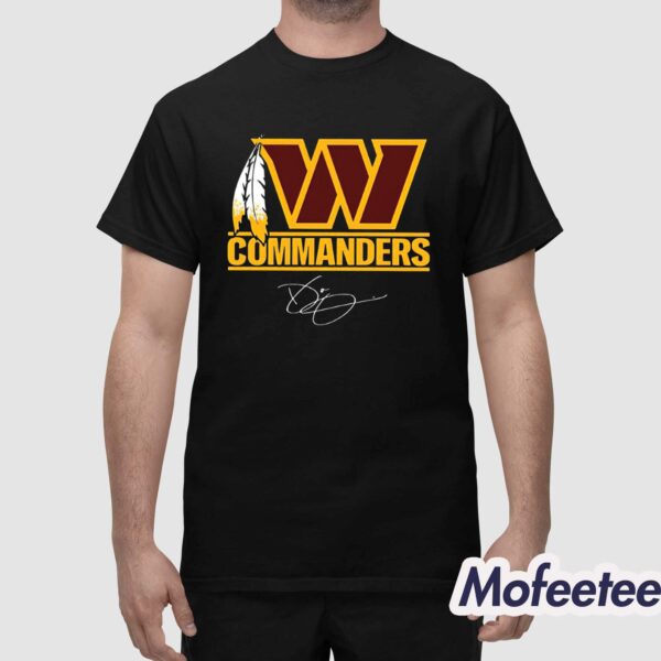 Dan Quinn Commanders Feather Signature Shirt