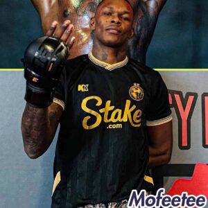 Israel Adesanya rocking Enyimba Shirt 1