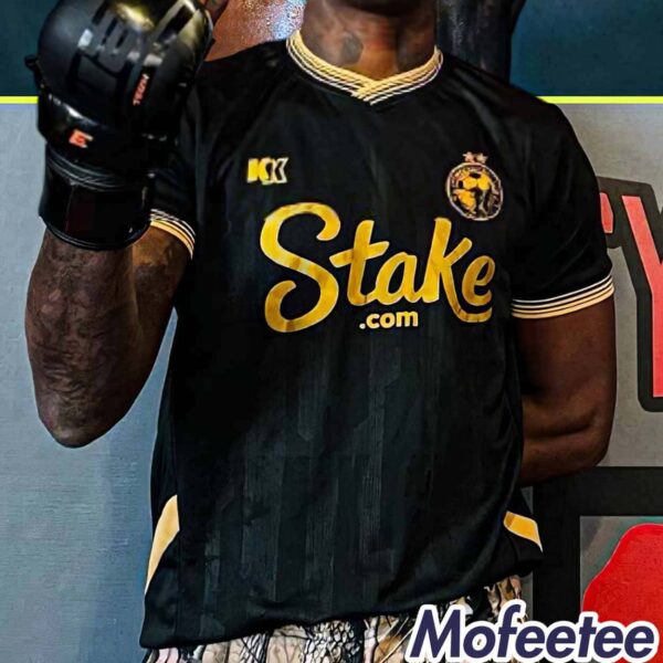 Israel Adesanya Rocking Enyimba Shirt