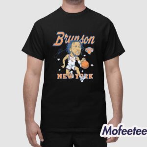 Jalen Brunson Knicks Basketball Player Signature Shirt 1
