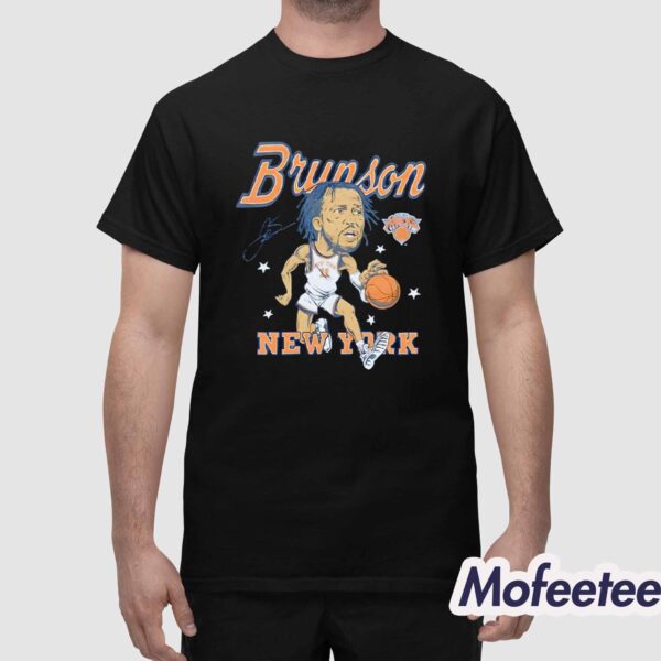 Jalen Brunson Knicks Basketball Player Signature Shirt