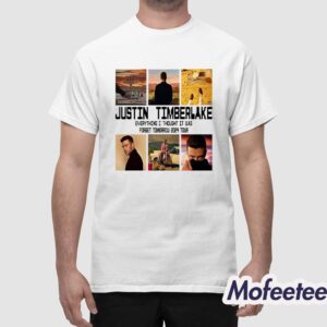 Justin Timberlake Everything I Thought It Was Forget Tomorrow 2024 Tour Shirt 1